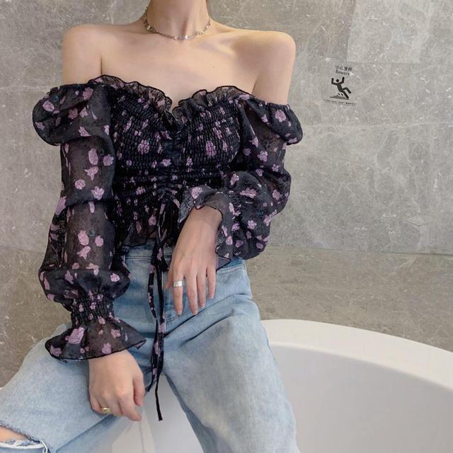 Sexy Floral Blouses